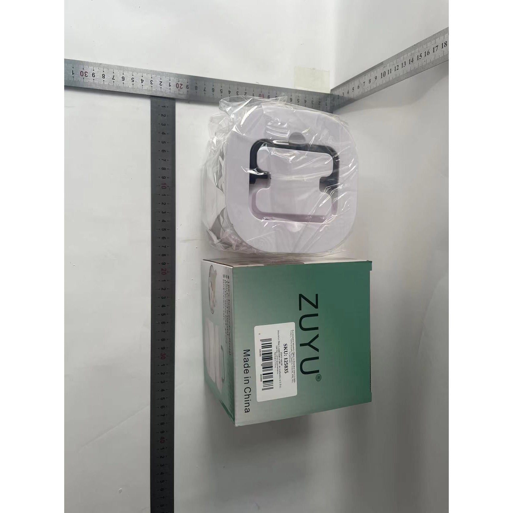Borcan pentru Muraturi, Flippy, cu Separator pentru Lichide, Ermetic, Termorezistent, Tip Clepsidra, 1400 ml, ABS, Alb,