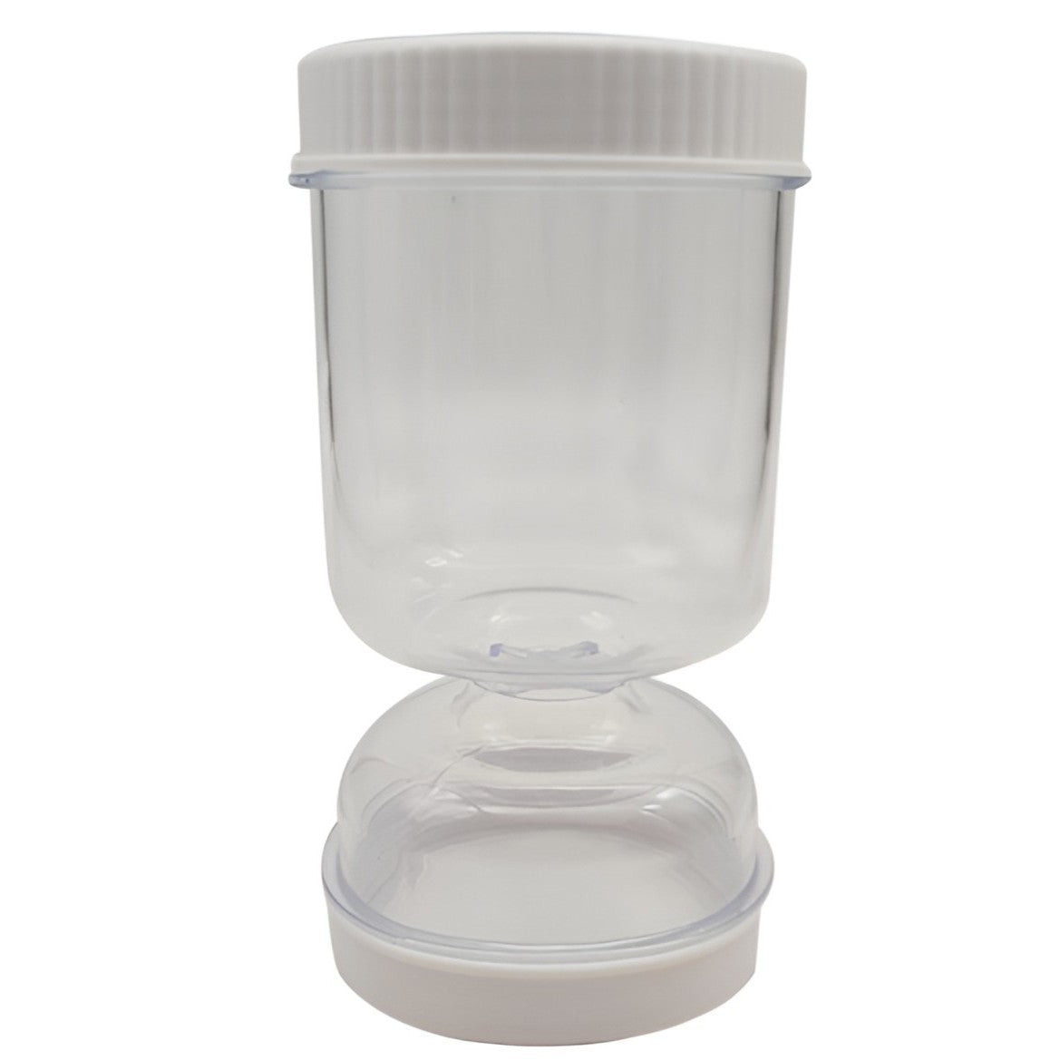 Borcan pentru Muraturi, Flippy, cu Separator pentru Lichide, Ermetic, Termorezistent, Tip Clepsidra, 2 Furculite