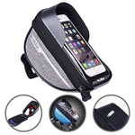 Borseta bicicleta impermeabila cu husa pentru telefon Flippy, montare pe ghidon, compatibila cu telefoane de pana la 16