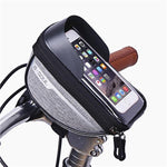 Borseta bicicleta impermeabila cu husa pentru telefon Flippy, montare pe ghidon, compatibila cu telefoane de pana la 16