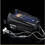 Borseta pentru bicicleta cu suport de telefon Flippy, capcitate 1L, 20.5x11.1x10.5 cm, cu spatiu de stocare, protectie