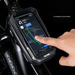 Borseta pentru bicicleta cu suport de telefon Flippy, capcitate 1L, 20.5x11.1x10.5 cm, cu spatiu de stocare, protectie