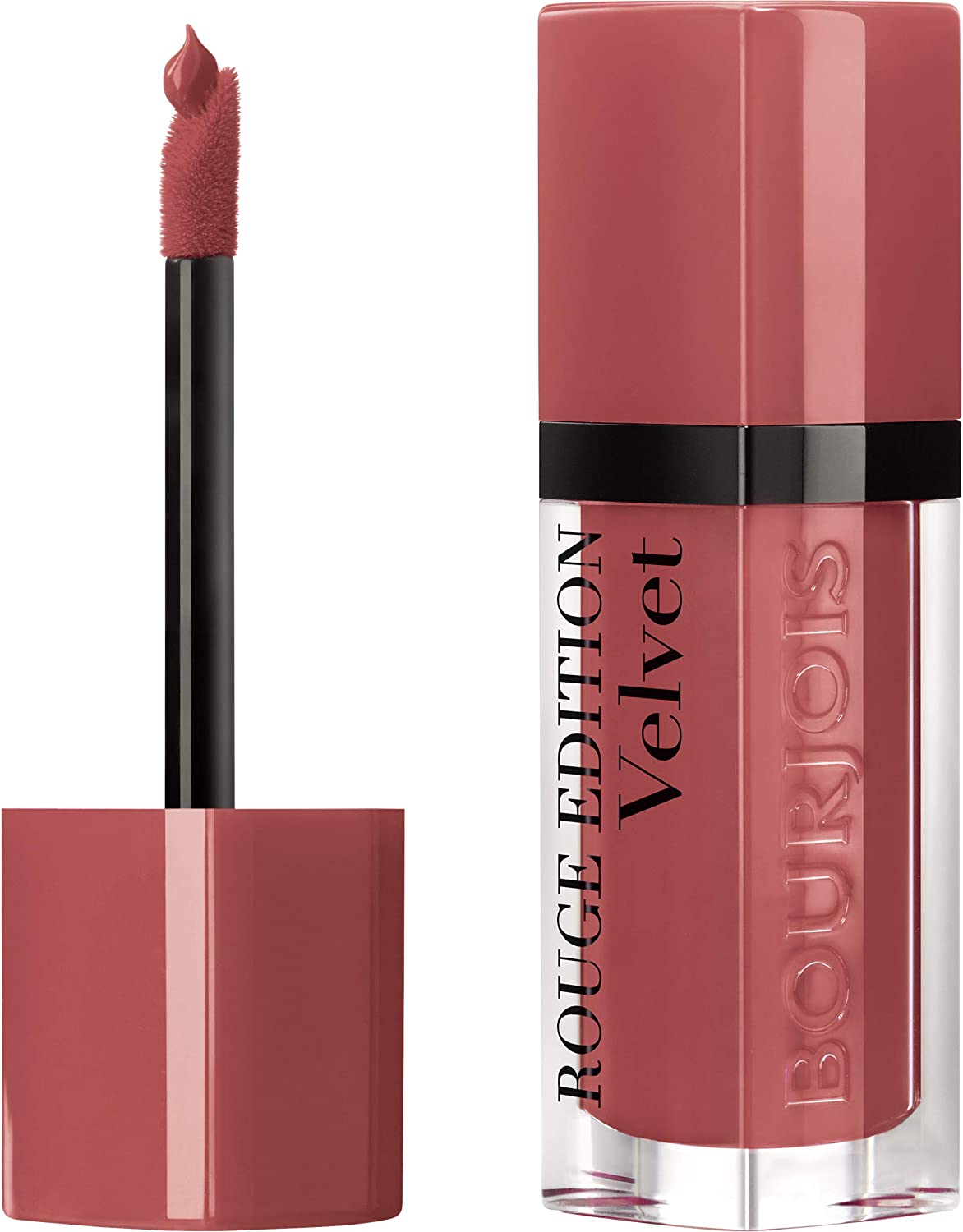 Bourjois, Rouge Edition Velvet, Dimeticon, Mat, Ruj lichid, 04, Clubul Piersică, 7.7 ml - Olmarkt