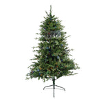 Brad Artificial de Craciun, Becuri led incluse in ramuri, pentru interior/exterior, inaltime 180 cm, diametru 128 cm,