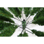 Brad artificial de Craciun, clasic, pentru interior/exterior, inaltime 210 cm, diametru 125 cm, 957 ramuri, Flippy,
