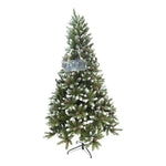 Brad Artificial de Craciun bogat, Flippy, 1.8 m inaltime, 918 ramuri verzi inzapezite, Verde, Decorat, Interior/