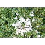Brad Artificial de Craciun Bogat, Flippy, 1.80 m inaltime, 774 ramuri, Premium, Verde, Decorat cu 56 conuri pin rosii,