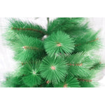 Brad artificial de Craciun tip pin, clasic, pentru interior/exterior, inaltime 150 cm, Flippy, verde, suport metalic