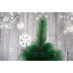 Brad artificial de Craciun tip pin, clasic, pentru interior/exterior, inaltime 180 cm, Flippy, verde, suport metalic
