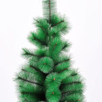 Brad artificial de Craciun tip pin, clasic, pentru interior/exterior, inaltime 90 cm, Flippy, verde, suport de plastic