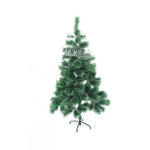 Brad artificial de Craciun tip pin inzapezit, inaltime 150 cm, diametru 85 cm, 160 ramuri cu ace 3D 12 cm, Flippy,