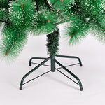 Brad artificial de Craciun tip pin nins, pentru interior/exterior, inaltime 120 cm, Flippy, verde, suport metalic inclus