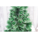 Brad artificial de Craciun tip pin nins, pentru interior/exterior, inaltime 180 cm, Flippy, verde, suport metalic inclus
