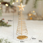 Brad de Craciun Ornament, Flippy, Decoratiune Brad micut din Metal, inaltime 19.5 x 6.5 x6.5 cm, Ornament de Craciun,