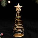 Brad de Craciun Ornament, Flippy, Decoratiune Brad micut din Metal, inaltime 19.5 x 6.5 x6.5 cm, Ornament de Craciun,