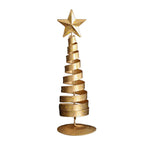 Brad de Craciun Ornament, Flippy, Decoratiune Brad micut din Metal, inaltime 20 x 6.5 x6.5 cm, Ornament de Craciun,