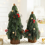 Decoratiune Craciun pentru Masa, Flippy, Ornament de Decor Model Brad de Craciun de Dimensiuni Mici, pentru Birou si