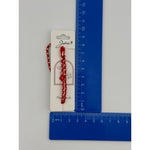 Martisor Traditional Bratara Impletita pentru 1 Martie, Jolie, Snur Textil, 12 x 4 cm, Rosu