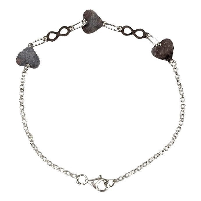 Bratara Argint 925 Inima si Infinit, 2,23 g