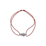 Bratara cu nod dublu din Argint 925, model Bufnita cu pietre, 0.98 g
