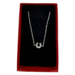 Bratara pentru Dame , Jolie Silver, din Argint 925, Model Potcoava, cu Pietre Zirconia, 1.69 g, Argintiu