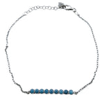 Bratara pentru Dame, Jolie Silver, Argint 925, Model Tenis cu 9 Pietre, Ajustabila, 2.12 gr, Argintiu