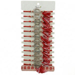 Bratara Martisor pentru Dama, Jolie, Model Love, Set 12 bucati, Pandativ din Aliaj cu Cristale, Snur Ajustabil
