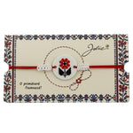 Martisor Traditional Bratara Norocoasa, Jolie, Model Rotund Floare, Bratara Martisor pentru Copii, din Plastic/Textil,