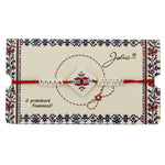 Martisor Traditional Bratara Norocoasa, Jolie, Model Romb Multicolor, Bratara Martisor pentru Copii, din
