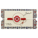 Martisor Traditional Bratara Norocoasa, Jolie, Model Trifoi Rosu Traditional, Bratara Martisor pentru Copii, din