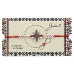 Martisor Traditional Bratara Norocoasa, Jolie, Model Romb Port Traditional, Bratara Martisor pentru Copii, din