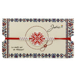 Martisor Traditional Bratara Norocoasa, Jolie, Model Rotund cu Port Traditional, Bratara Martisor pentru Copii, din
