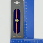 Bratara Placata cu Aur 24k, Jolie, Model Copac, Martisor Bratara, cu Snur Rosu, Auriu