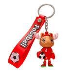 Breloc Chei, Flippy, Model Cerb, Mascota de Fotbal, Cupa Mondiala, Accesoriu Pentru Chei si Rucsac, Cauciuc Moale, 26