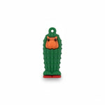 Breloc de Chei din Silicon, Flippy, Figurina Brainrot Cacto Hipopotamo, 4 cm, Verde