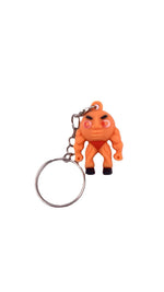 Breloc de Chei din Silicon, Flippy, Figurina Brainrot U Din Din Dun Ma Din Din Dun, 4 cm, Portocaliu