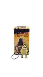 Breloc de Chei din Silicon, Flippy, Figurina Brainrot Slow Seline, 4 cm, Verde