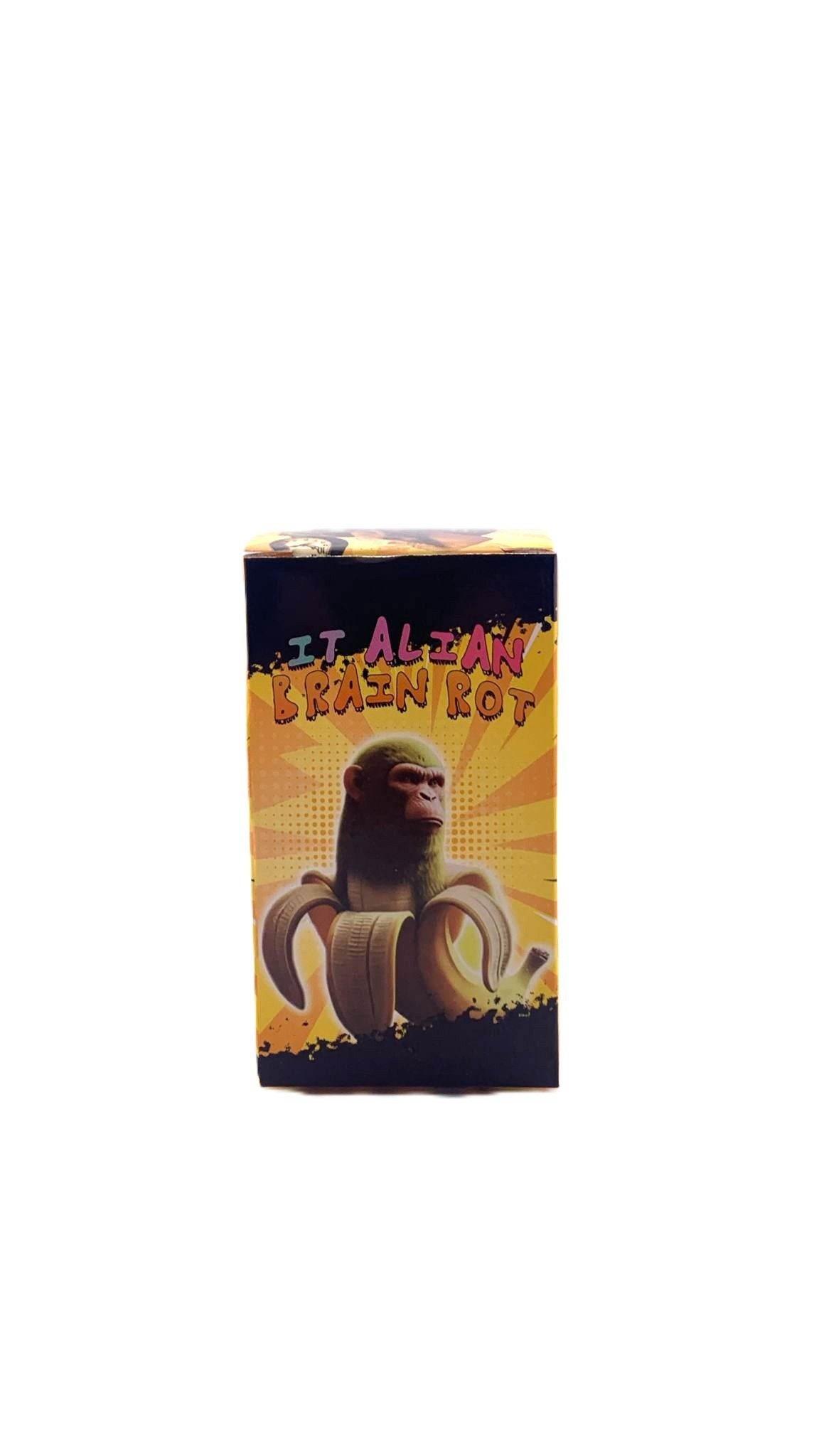 Breloc de Chei din Silicon, Flippy, Figurina Brainrot Tung Tung Sahur, 4 cm, Maro