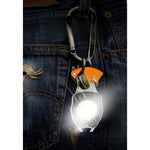 Breloc Multifunctional, Flippy, Model W5147, Kit Supravietuire, Lanterna, Bricheta, Fluier, din ABS/Aluminiu,