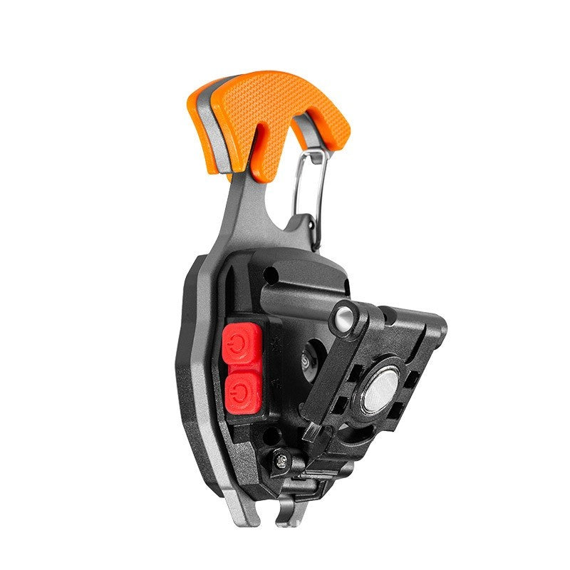 Breloc Multifunctional, Flippy, Model W5147, Kit Supravietuire, Lanterna, Bricheta, Fluier, din ABS/Aluminiu,
