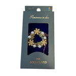Martisor cu Brosa Placata cu Aur 24K, Jolie, Ambalaj Carton cu Design, Material Metal, Dimensiune Brosa 2.5-3cm,
