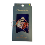 Martisor cu Brosa Placata cu Aur 24K, Jolie, Ambalaj Carton cu Design, Material Metal, Model Lebada, Dimensiune Brosa