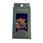Martisor cu Brosa Placata cu Aur 24K, Jolie, Ambalaj Carton cu Design, Material Metal, Model Fluture, Dimensiune Brosa