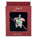 Brosa Vintage, Jolie, Material Metal, Ambalaj Carton, Dimensiune Brosa Aproximativ 4-6 cm, Model Broasca Testoasa,
