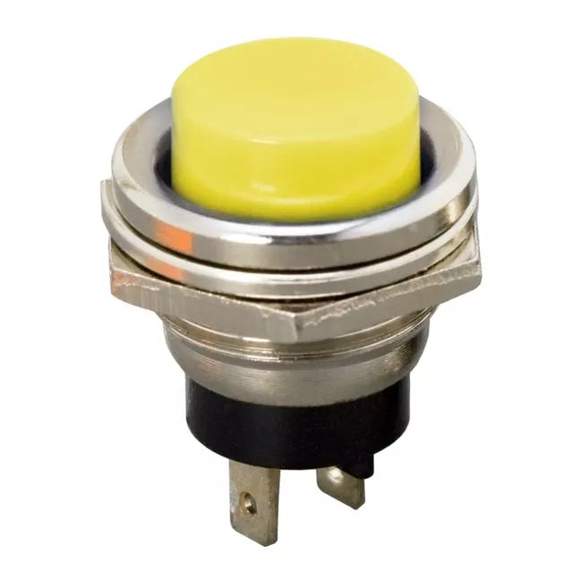Buton OFF-(ON) fara retinere 1 circuit 2A 250V galben