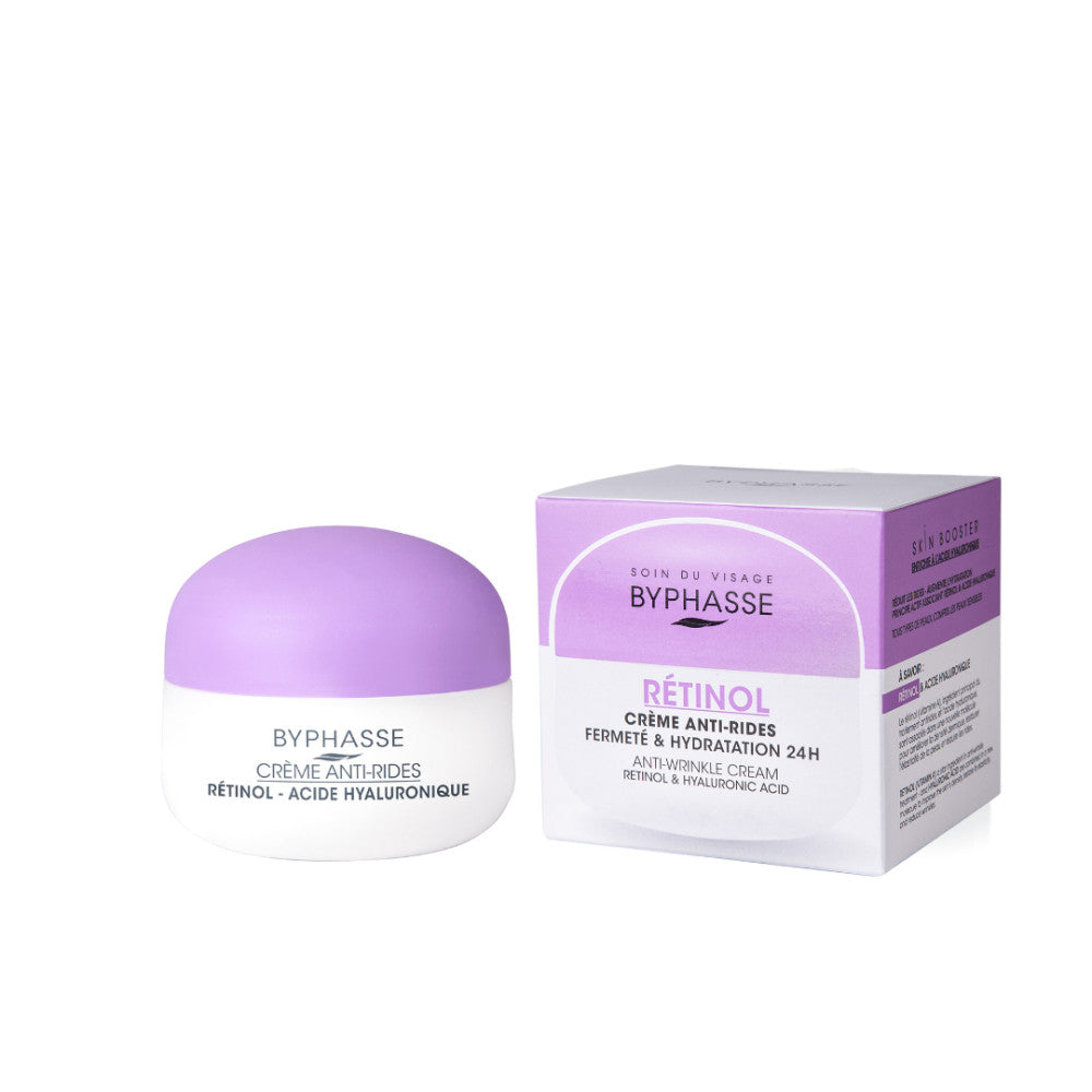Byphasse, Anti-Wrinkle Cream, Antirid, Smântână, Pentru față, 50 ml