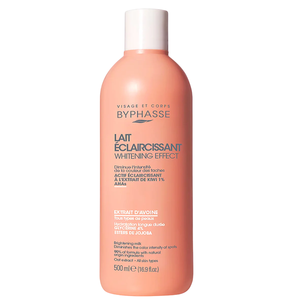 Byphasse, Byphasse, Extract de ovăz, Albire, Laptele pentru corp, 500 ml