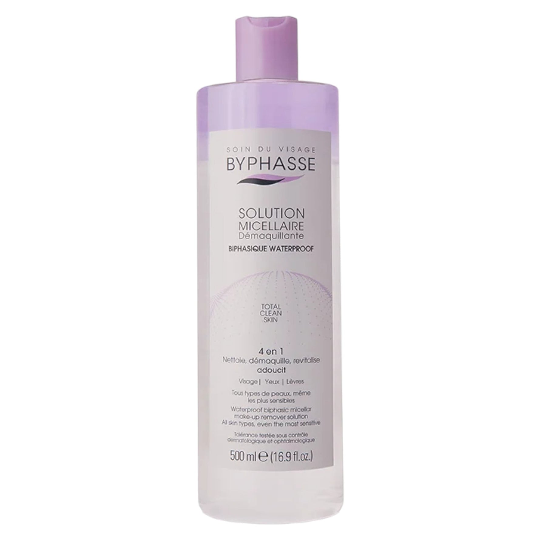 Byphasse, Byphasse, Revitalizare, Apă micelară, Toate tipurile de piele, 500 ml