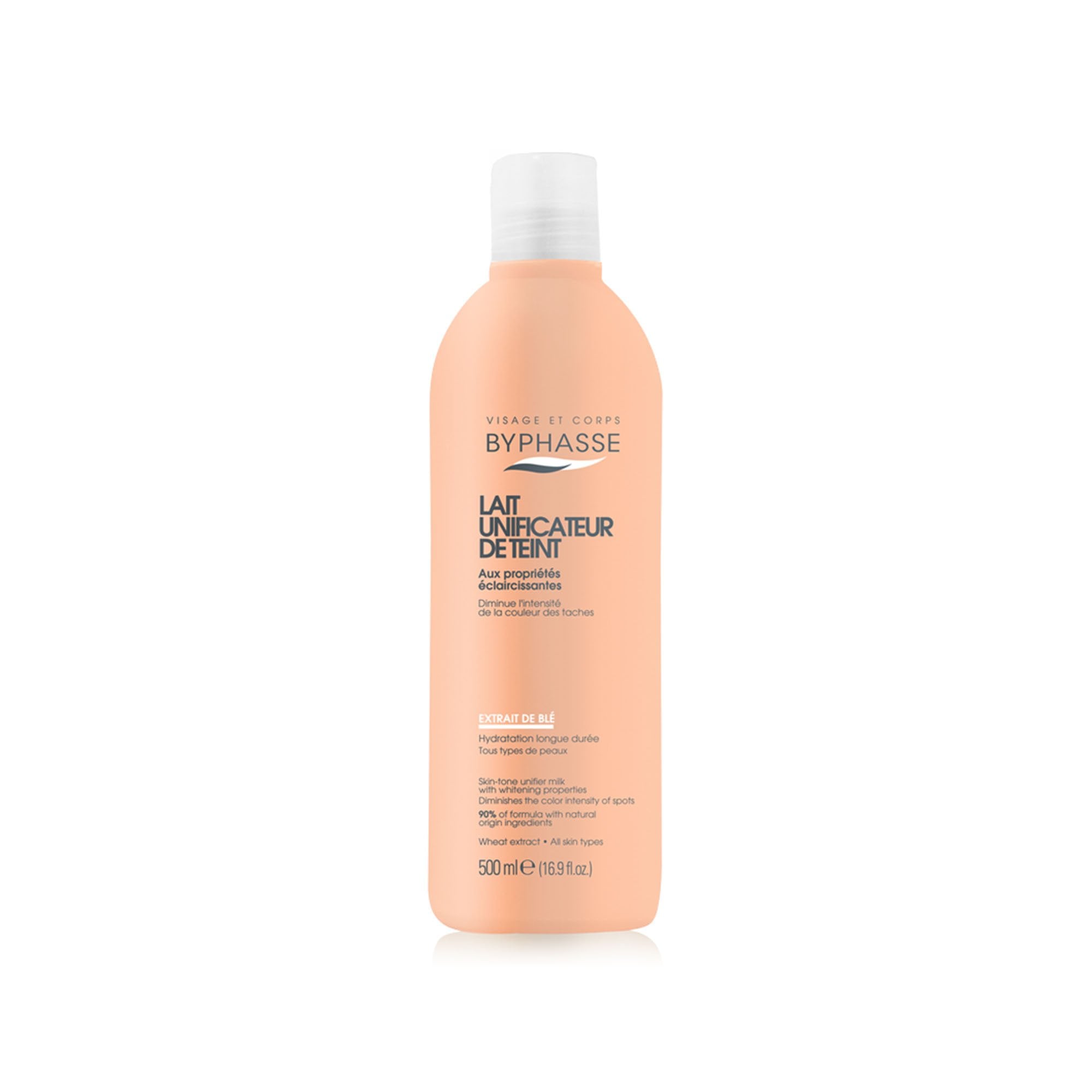 Byphasse, Byphasse, Wheat, Albire, Laptele pentru corp, 500 ml