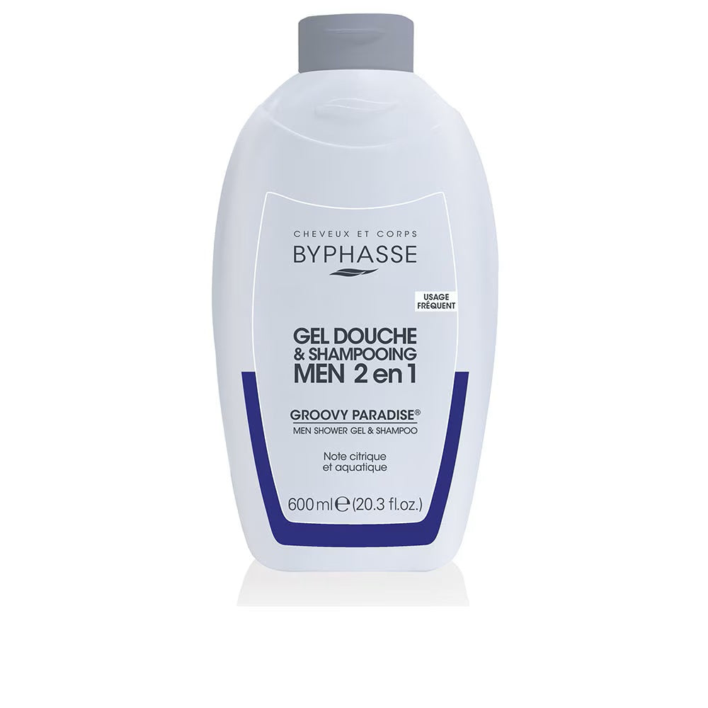 Byphasse, Groovy Paradise, Gel de duș și șampon 2 în 1, 600 ml